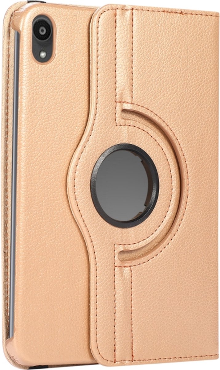 Tablethoes Geschikt voor Nokia T20 - Multi Stand Case - 360 draaibaar - Tablethoesje - Goud - ZT Accessoires