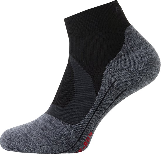 FALKE RU4 Endurance Cool Short Hardlopen anti blaren Functioneel garen Sportsokken Heren zwart – Maat 42-43