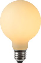 Lucide FILAMENT BULB - Lampe à filament - Ø 8 cm - LED Dim. - E27 - 1x5W 2700K - Opale