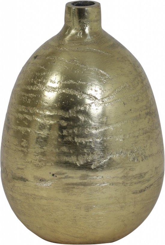 Light & Living - Vaas Molza Goud - Metaal Goud - 17x13x13cm (hxbxd)