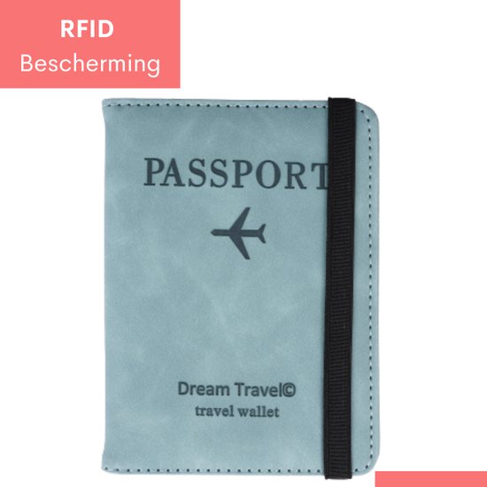 Étui à Passeport Dream Travel Cover - Blue Clair