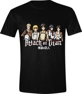 Attack On Titan  - Line Up T-Shirt - XXL