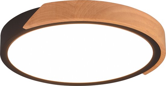 Houten hanglamp kinderkamer | Bloem - blank | Plafondlamp meisjeskamer