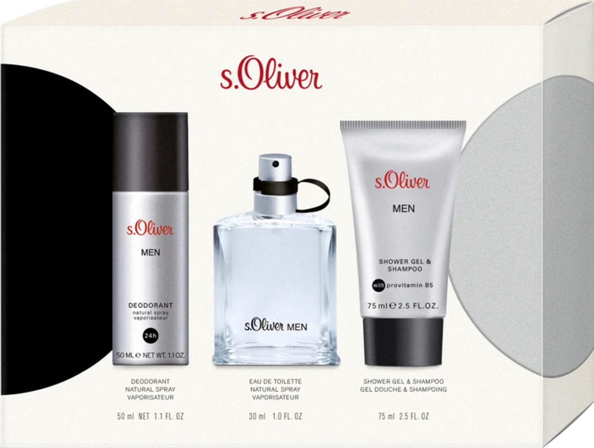 S Coffret cadeau Oliver Men (3 pièces) eau de toilette - déodorant - gel  douche &... | bol.com