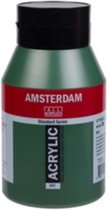 Acrylverf - Olijfgroen donker - Amsterdam - 1000ml