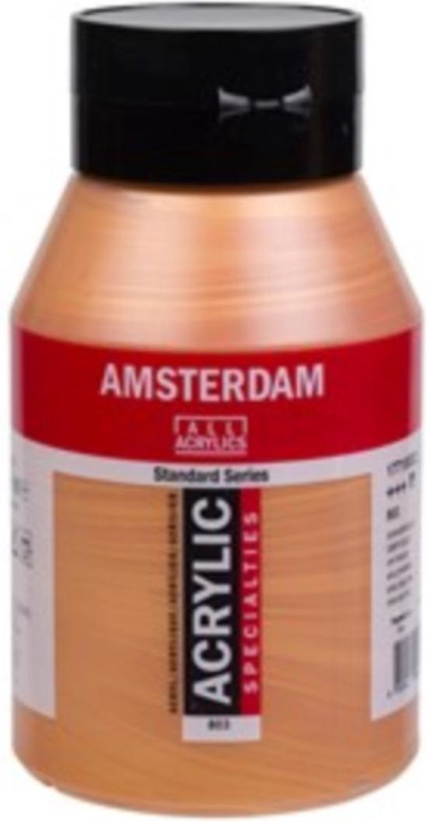 Acrylverf - Donkergoud 803 - Amsterdam - 1000ml