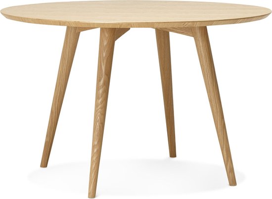 Maysun - Table à Manger Design - JANICE Naturel Ø120 CM