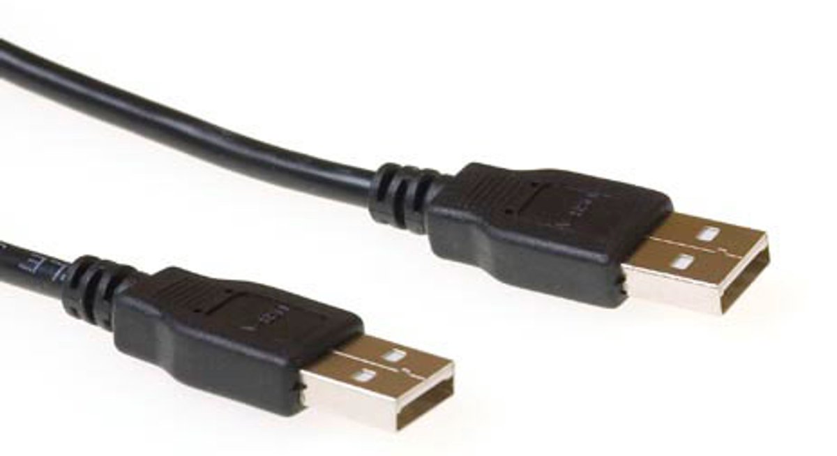 ACT SB2550 2.0 USB-A Male/USB-A Male | Zwart | 5 meter