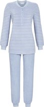 Ringella dames badstof pyjama met stretch - 46 - Blauw