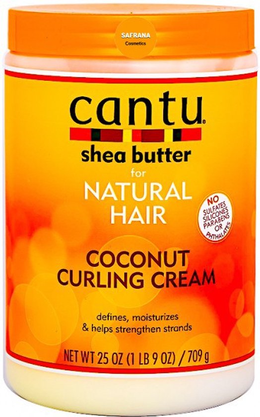 Styling Crème Cantu Butter Natural Hair Coconut Curling Crema (709 g)