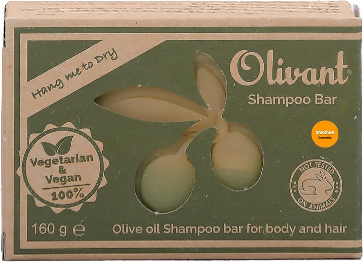 Handmade Olivant olive oil shampoo bar for body and hair