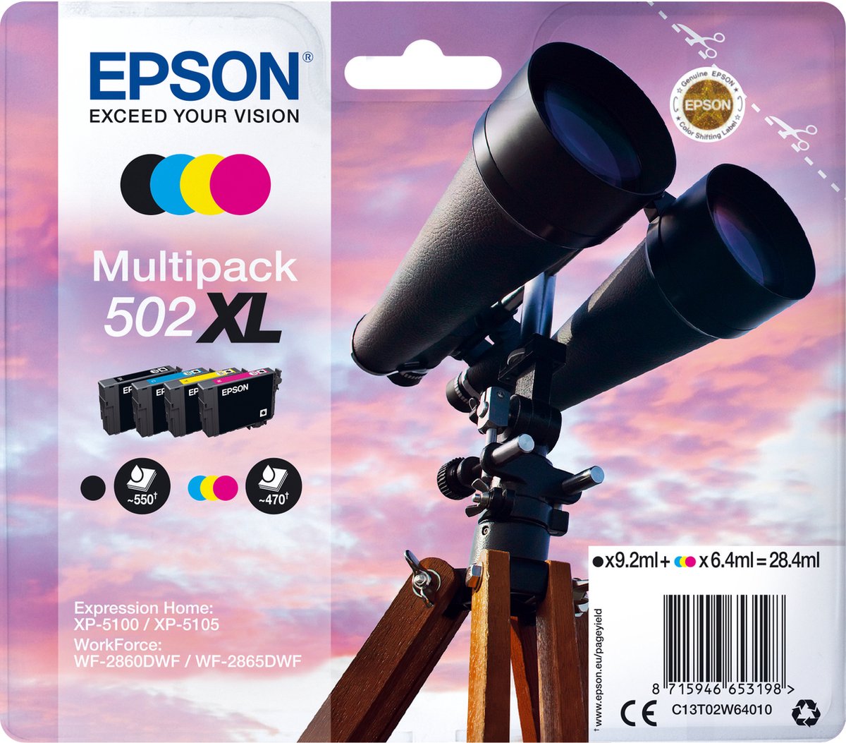 Epson 405 4-kleuren multipack DURABrite Ultra duurzame inkt