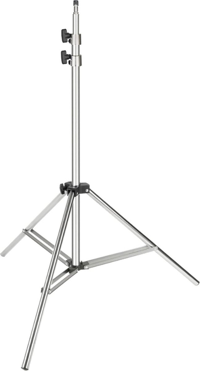 Neewer® - RVS Light Stand van 1/4 inch - 78,7 inch/200 centimeter - Opvouwbaar en Draagbaar - Heavy Duty Stand voor Studio Softbox Monolight en andere Fotoapparatuur (zilver)