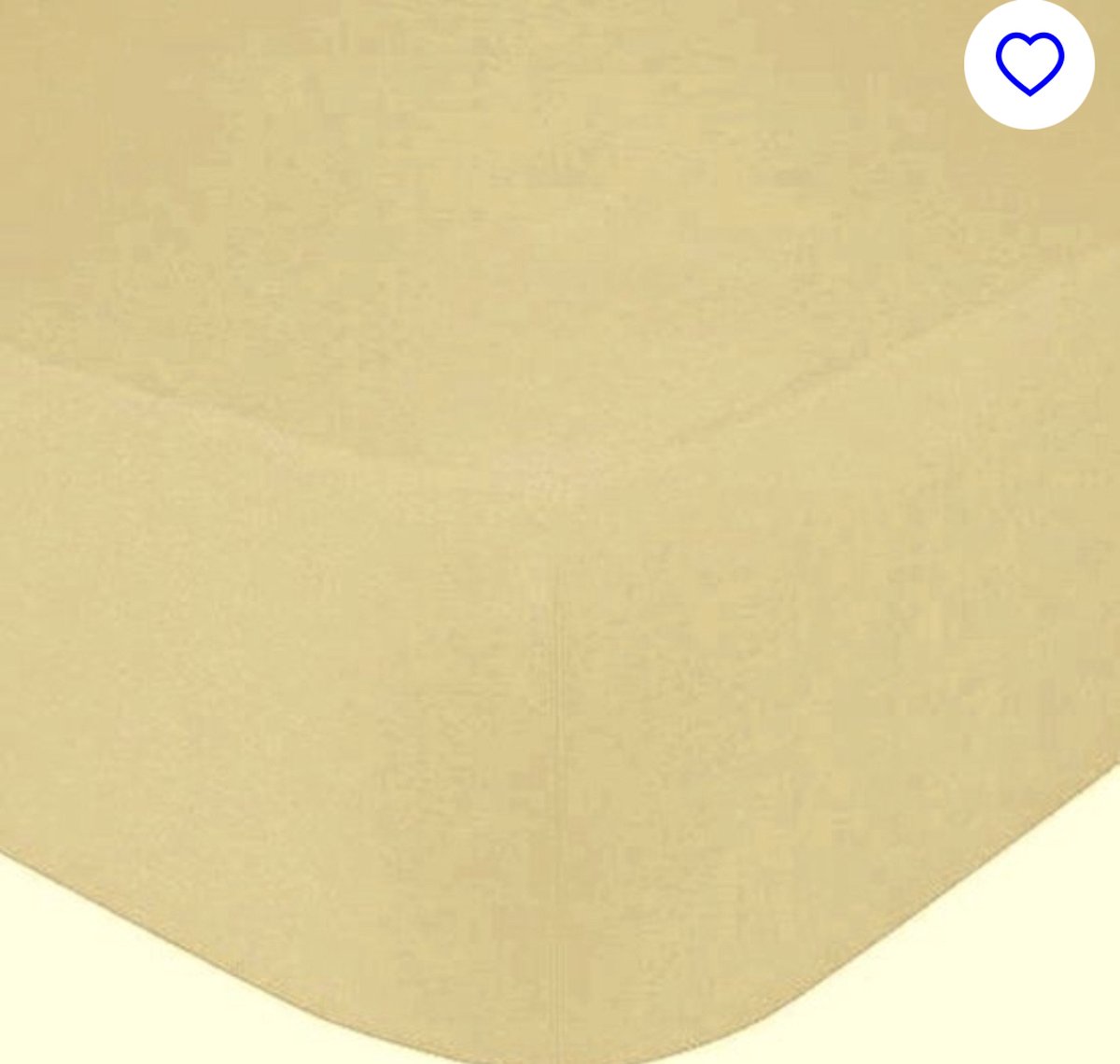 Bed Care Jersey Stretch Hoeslaken - 200x200/220 - 100% Katoen - 40CM Hoekhoogte - Zand