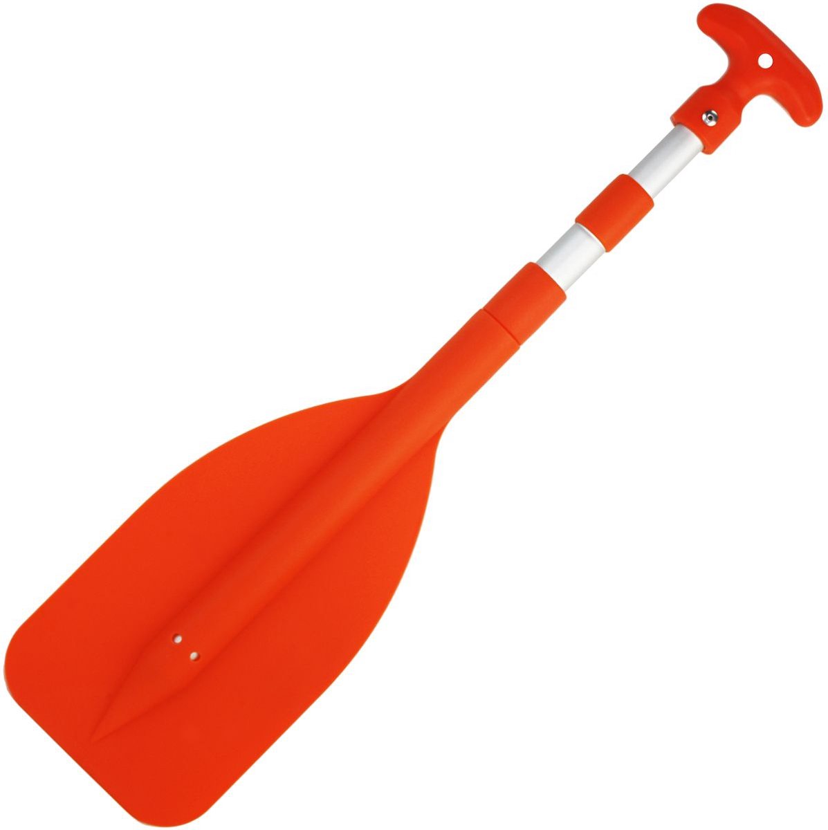 Telescopische peddel met oranje blad - 53 cm tot 107 cm
