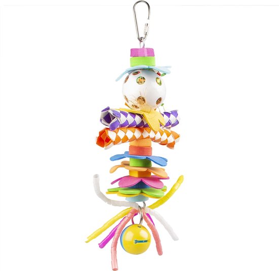 Duvo+ Kleurrijke Hanger - Met Plastic Speeltjes - Meerkleurig - 22x14x5,5CM