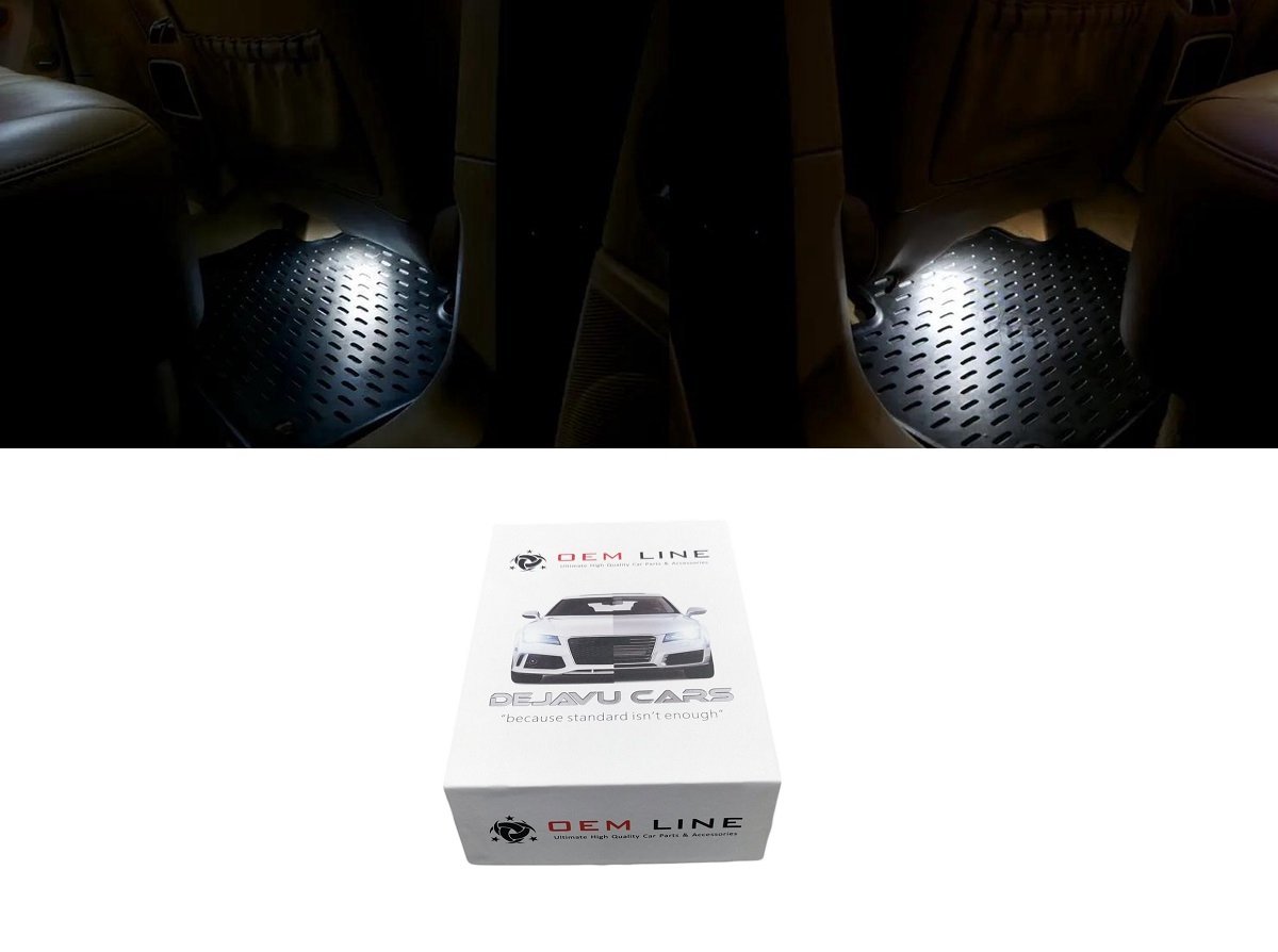 OEM Line LED Verlichtingsset Voetenruimte LED Lampen Long Life LED verlichting | 6000K Wit voor Porsche Cayenne Alle / S / Turbo / Base / Turbo S / GTS