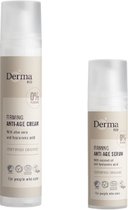 Derma Eco Anti-age crème + Serum - Veganistisch - Hydraterend - Veganistisch - Anti rimpel
