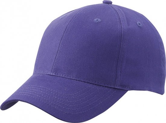 Casquette de baseball 6 panneaux violet