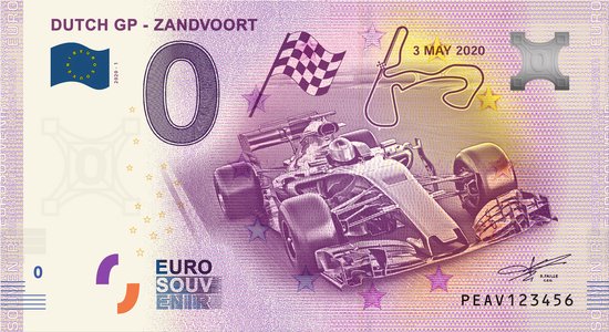 Afbeelding van het spel 0 Euro biljet 2020 - Dutch GP Zandvoort