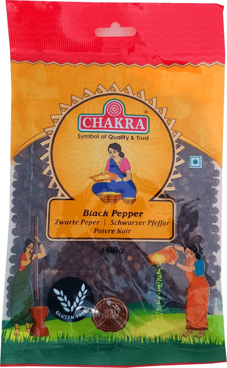 Goedkoopste Chakra - Zwarte Peper - Black Pepper - 3x 100 g