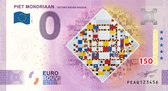 0 Euro biljet 2022 - Mondriaan Victory Boogie Woogie KLEUR