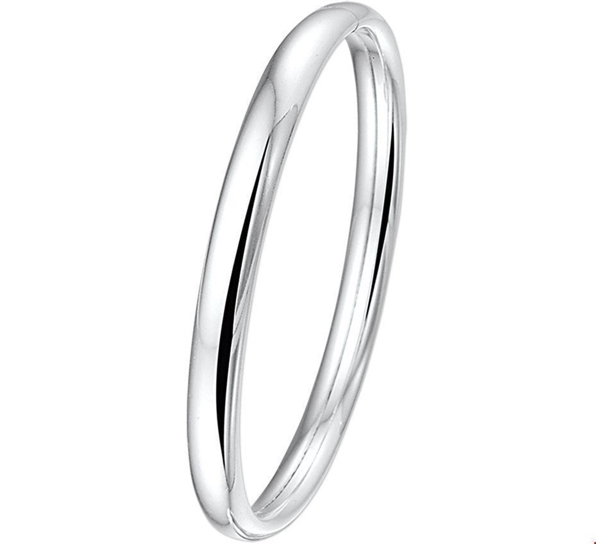 The Jewelry Collection Dop Ovale Buis 7 X 64 mm - Zilver