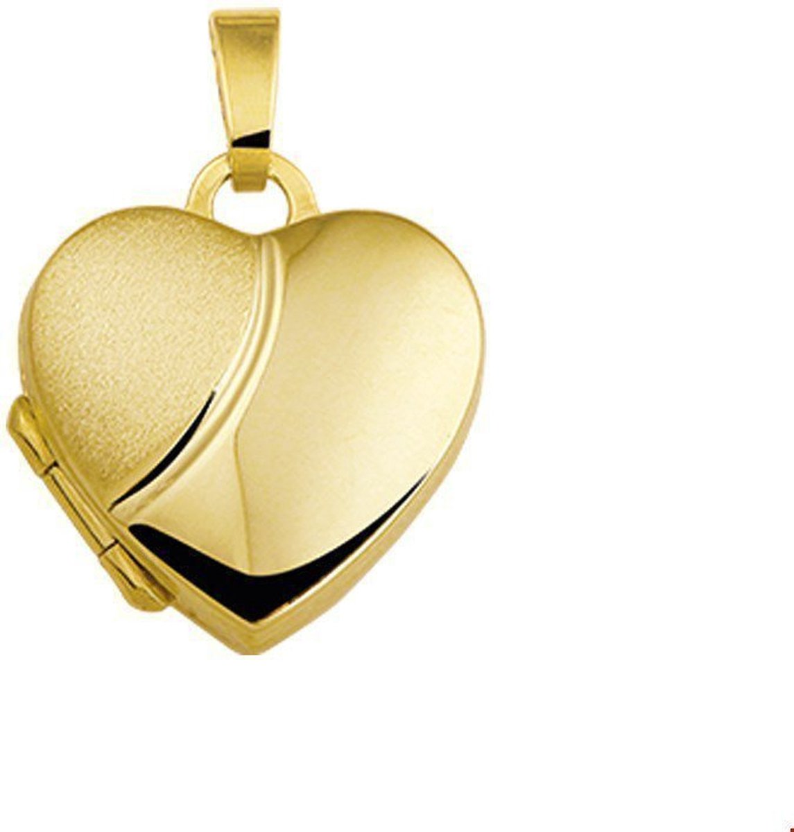 Trendjuwelier huiscollectie 4012504 Gouden medaillon hart
