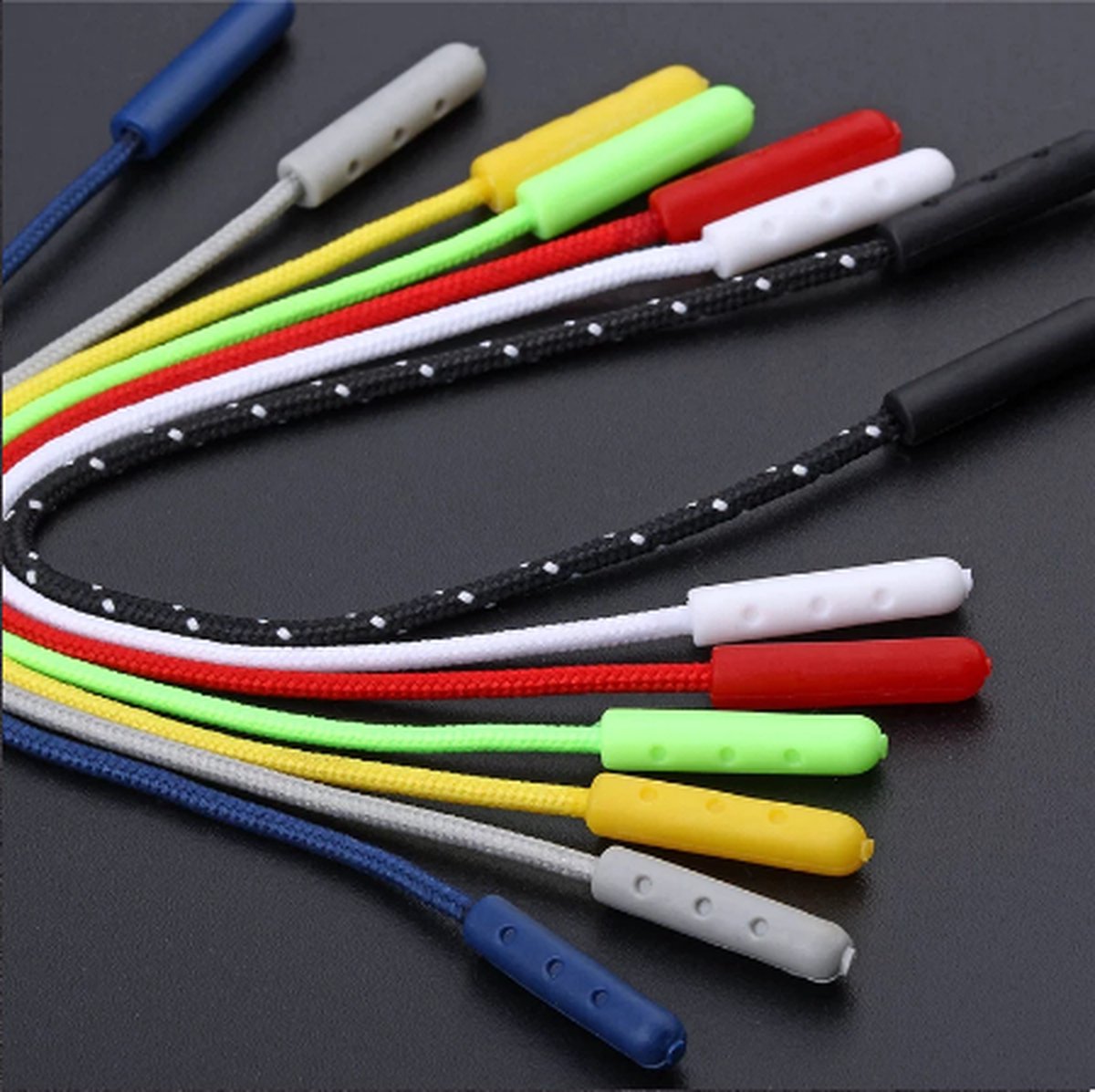 Zipper puller mix special - 14,5 cm - 5 stuks