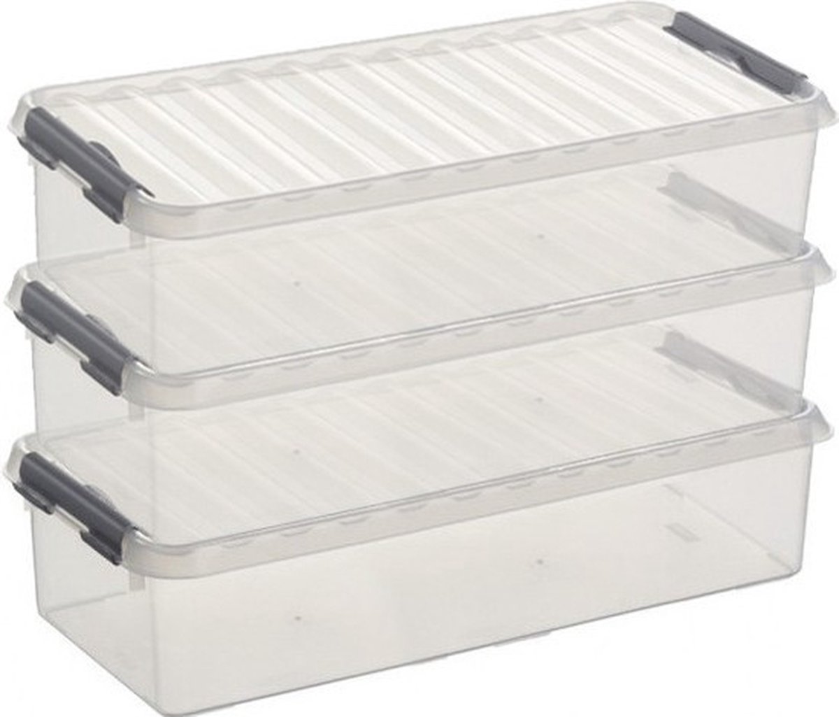 6 Stück - SUNWARE Q-Line Box - 9,5 Liter - 485 X 190 X 147mm