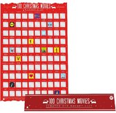 Gift Republic Scratch Poster - 100 Christmas Movies