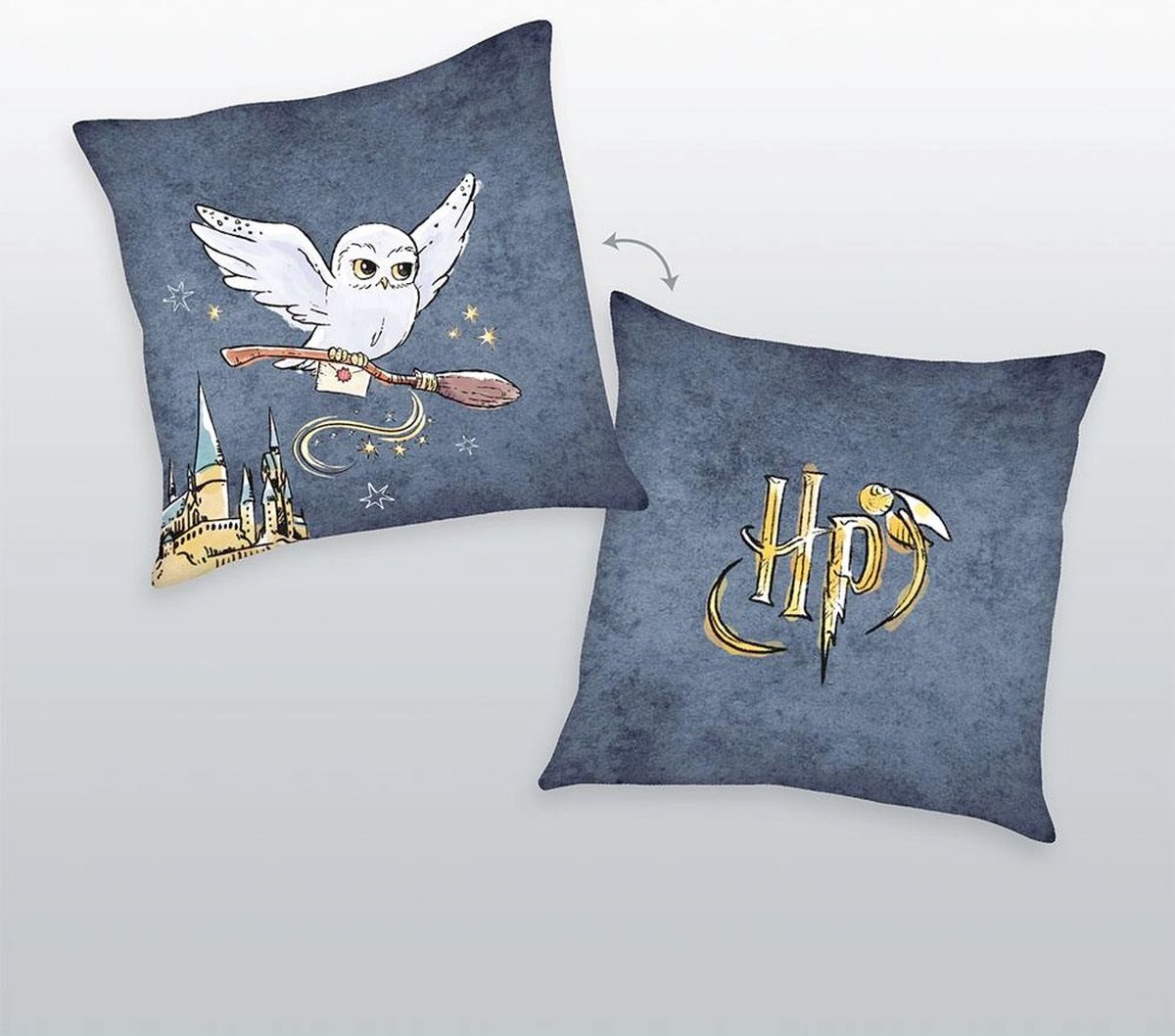 Herding Harry Potter Kussen Logo & Hedwig 40 x 40 cm Set van 5 Multicolours