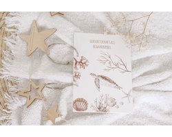 Bewaarbundel zeedieren schildpad geboortekaartjes - geboortekaarten bewaren - babykaartjes kraamcadeau