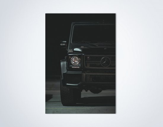 Mercedes G-Wagon - Affiche de voiture | Chambre des enfants | Chambre à coucher | Bureau