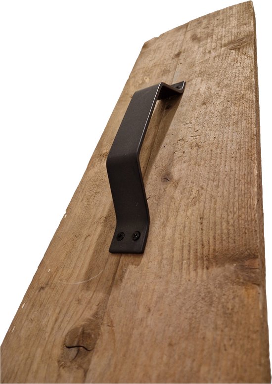 Barnwood Originals - Poignée de porte Estate - noir mat - Industriel - Poignée pour portes coulissantes