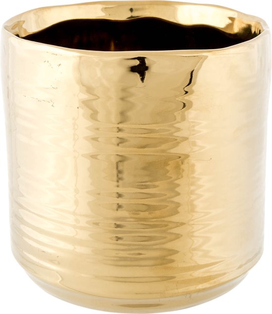Cerchio Gouden ronde plantenpot
