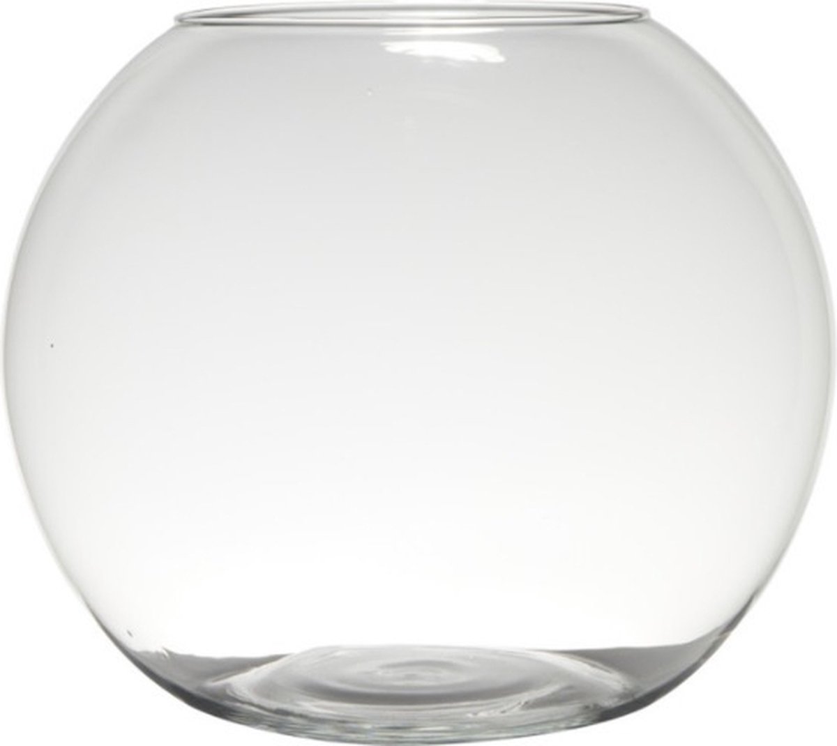 Hakbijl Glass Bloemenvaas - terrarium bolvormig - D34 x H28 cm - glas - kom - vaas