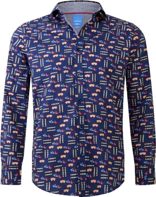 ANTON Overhemd-XL - Lureaux - Kleurrijke Print Overhemden