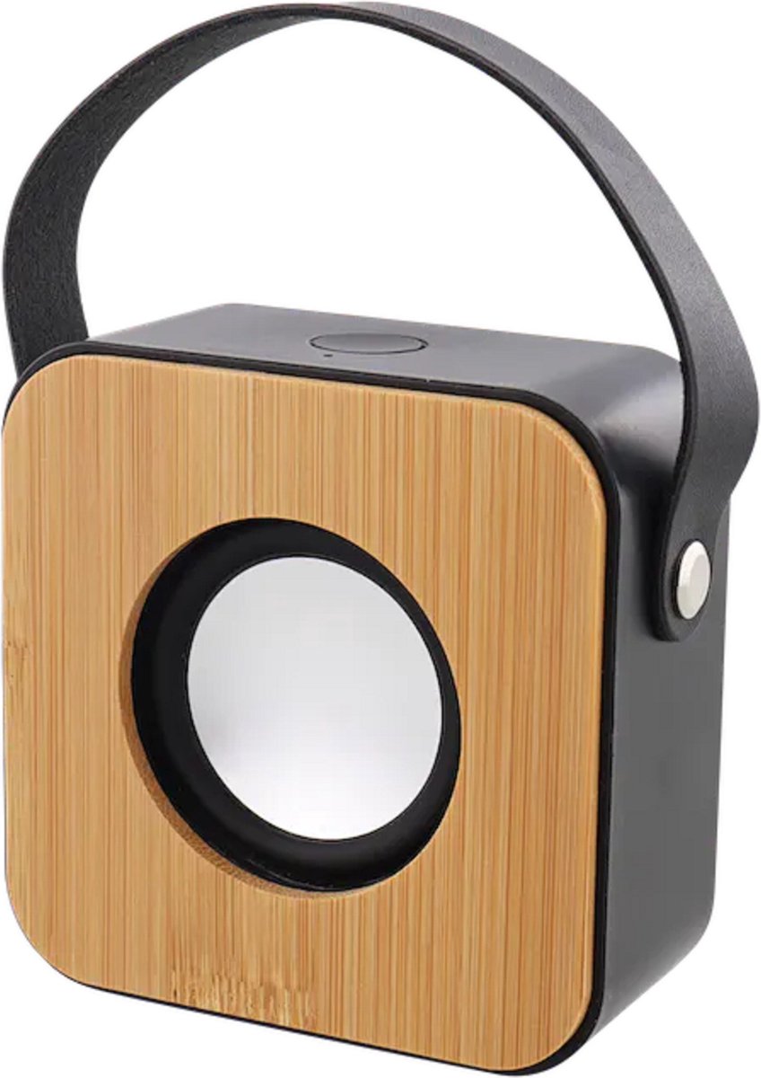 S&C - bluetooh speaker draadloos hout boxen mini wireless telefoon bamboe bamboo cadeautip cadeau