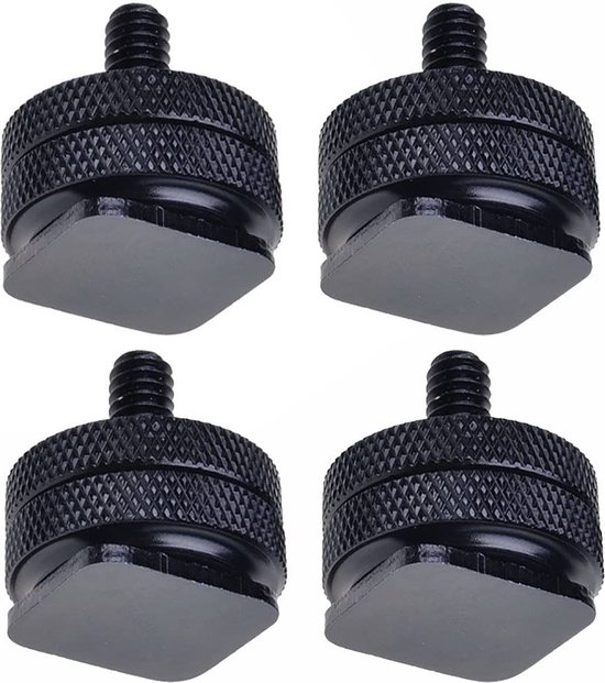 thumbnail image 2 of NEEWER Light Stand Mount Adapter With Cold Shoe And 1/4" Screw Mini Ball Head, Reversible Mounting Plate For Camera Monitor Ring Light, Fits Flat Head Light Stand/Boom Arm/C Stand, Max 2 of 9