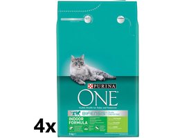 Purina One - Indoor - Kalkoen - 4x3kg