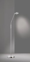 Fischer & Honsel - Vloerlamp Dent - 1x LED 6 W (incl.) - Mat Nikkelkleurige Afwerking