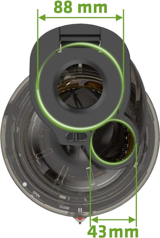 Kuvings Revo830 - Slowjuicer - Dual Big Mouth - Zwart