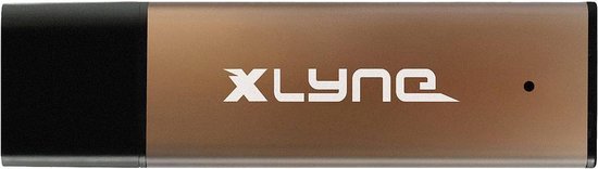 Xlyne ALU USB-stick 128 GB Aluminium, Brons 177570-2 USB-A 2.0