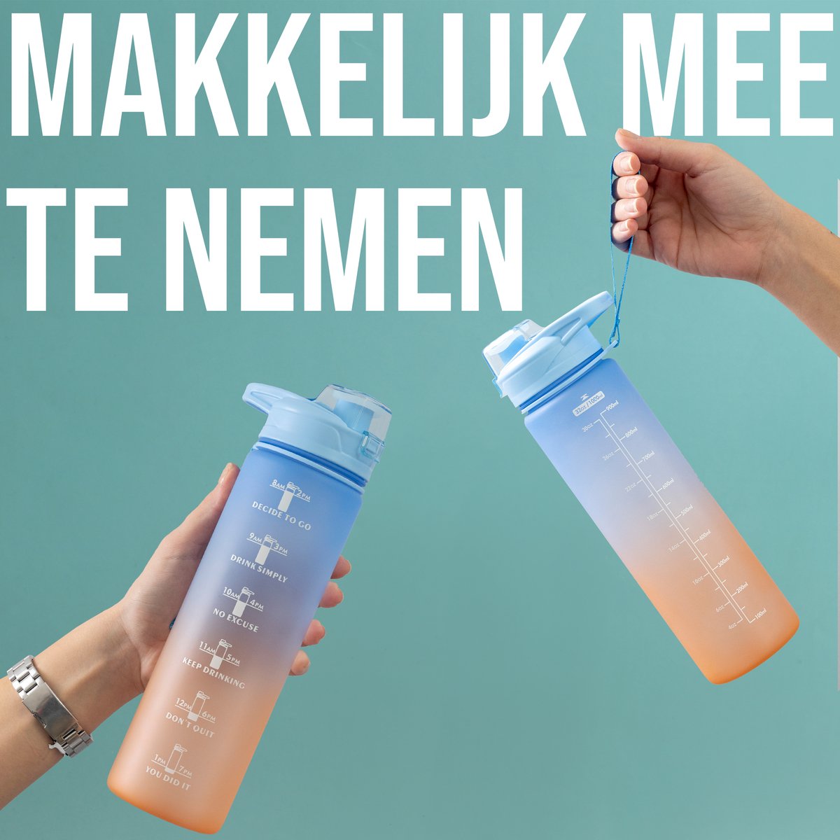Drukknop - Waterflessen Kinderen School