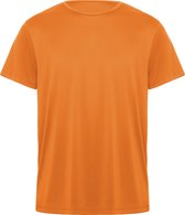 Oranje unisex unisex sportshirt korte mouwen Daytona merk Roly maat XXL
