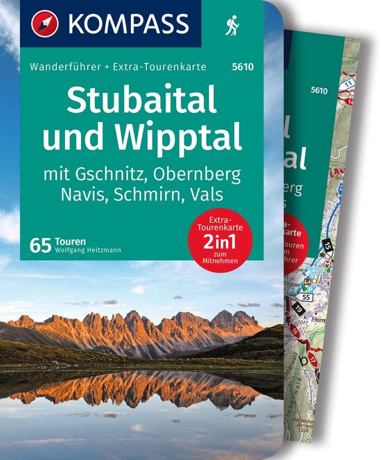 Stubaital wanderführer +Extra-Tourenkarte - cover