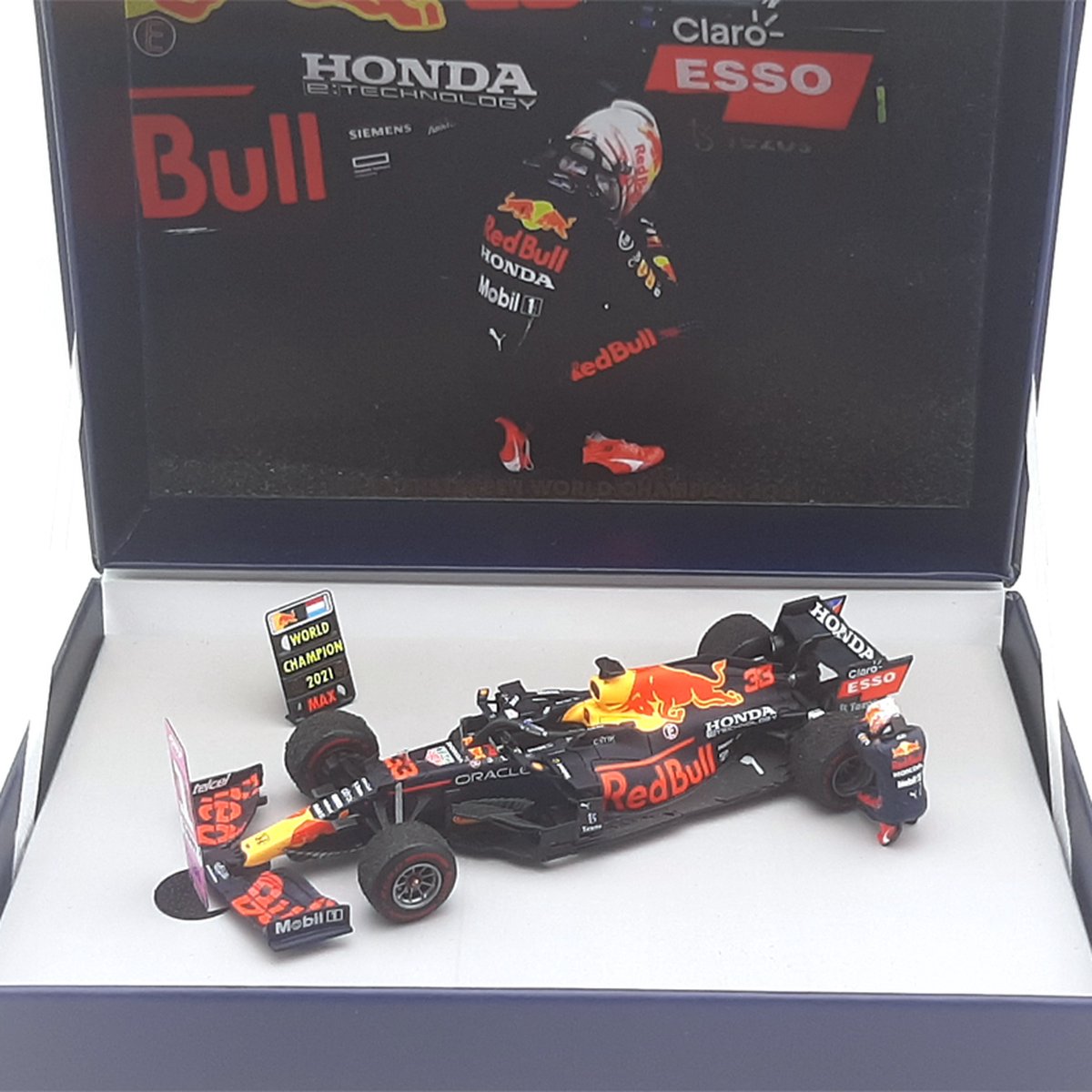 Modellino Spark 1:43 Honda RB16B - Max Verstappen Vincitore GP Monaco 2021