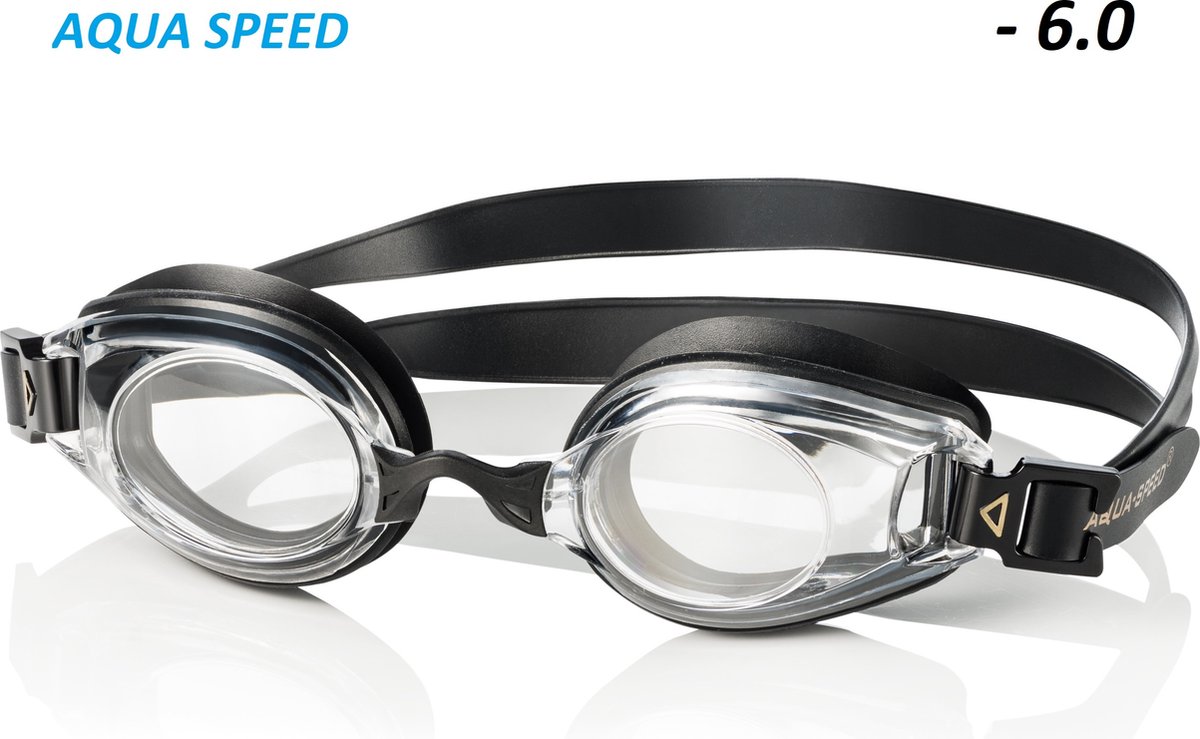 LUMINA Zwembril op sterkte - heldere glazen sterkte - 6.0