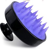 Aurgan Scalp Massager -Massagekam - hoofdhuid massage - shampookam - paars/zwart